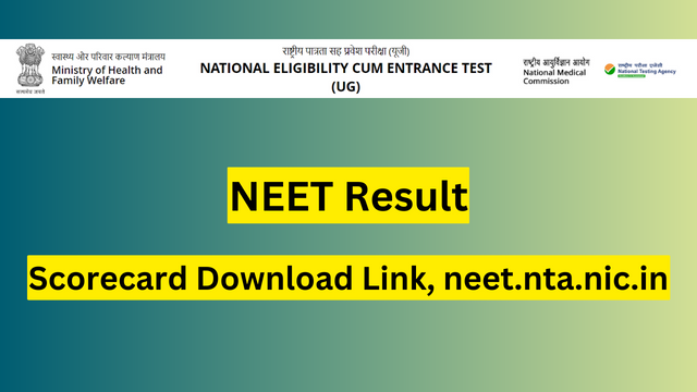 National Testing Agency has announced results for NEET UG 2023